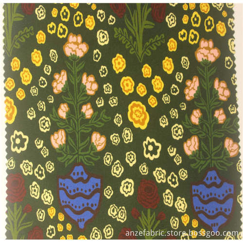 100%rayon poplin printed fabric digital printed for clothing